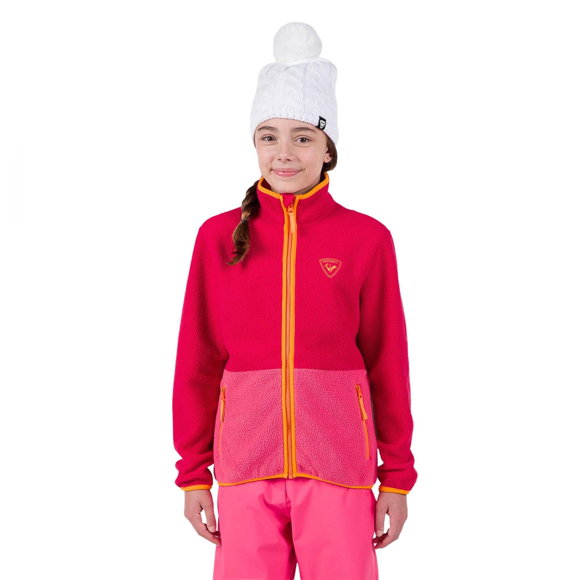 Rossignol - Sweat Enfant Rossignol Jr Alltrack Fleece - Sweat Zippé - Rose - Decathlon