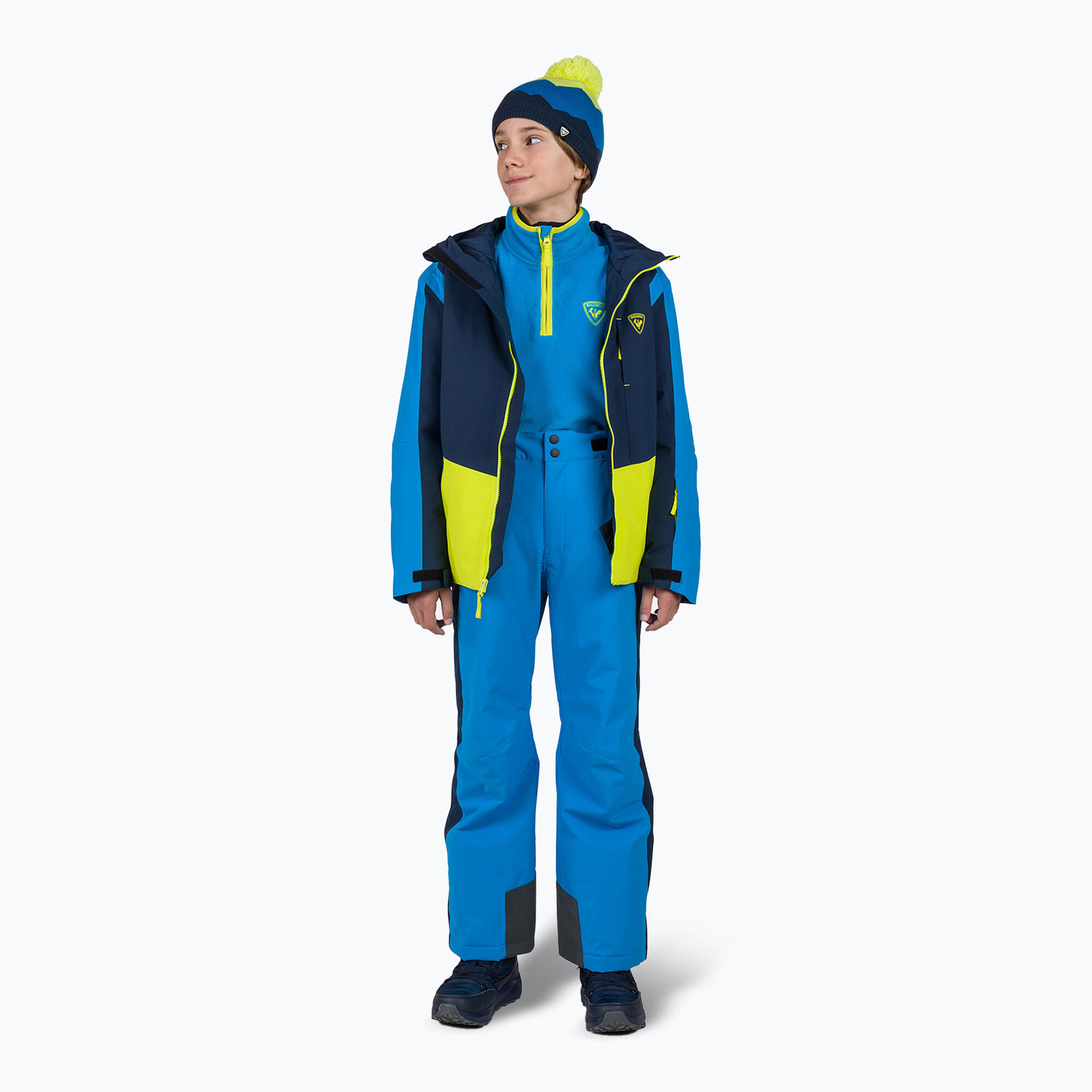 Felpa da bambino di Rossignol Jr Strawpile Fleece Fz 2/4