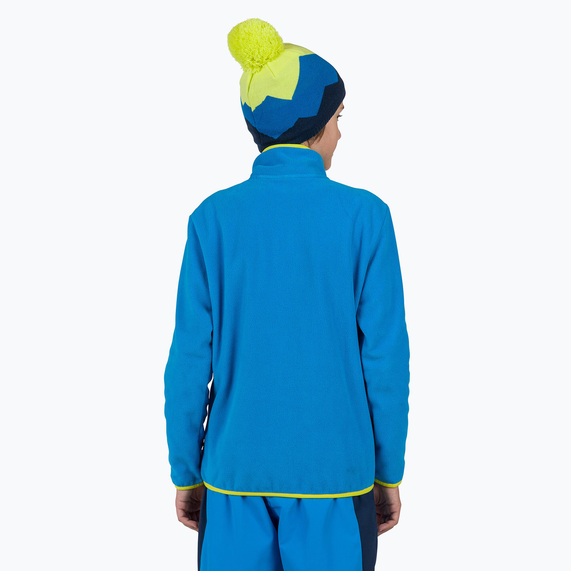 Felpa da bambino di Rossignol Jr Strawpile Fleece Fz 3/4