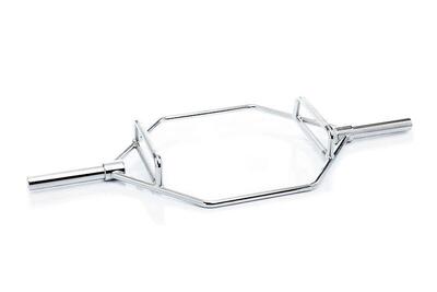 Muscle power olympische hex bar - chroom - 160 cm