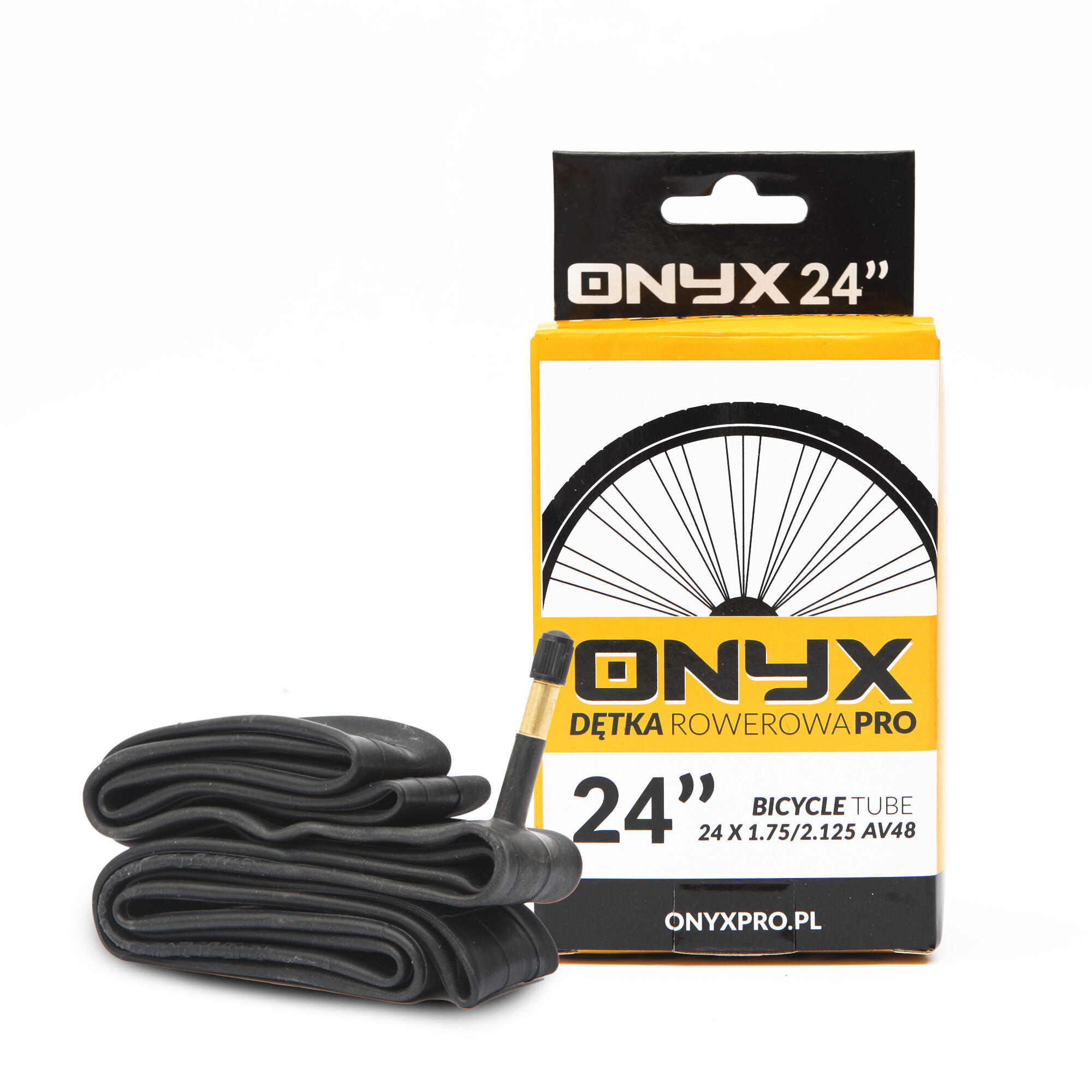Dętka rowerowa ONYX 24x1.75 A/V 48MM Butylowa