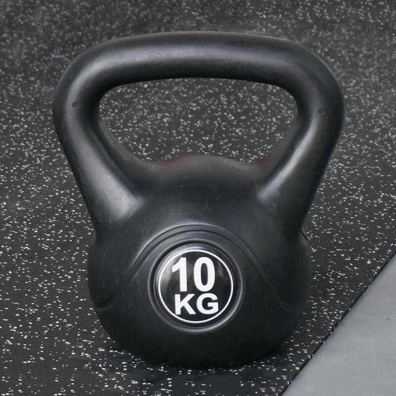 Set Kettlebell din 3 piese - 6, 8 si 10 kg - Negru