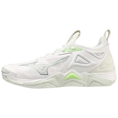 Scarpe da ginnastica Mizuno Wave Momentum 3. Bianca. Donne
