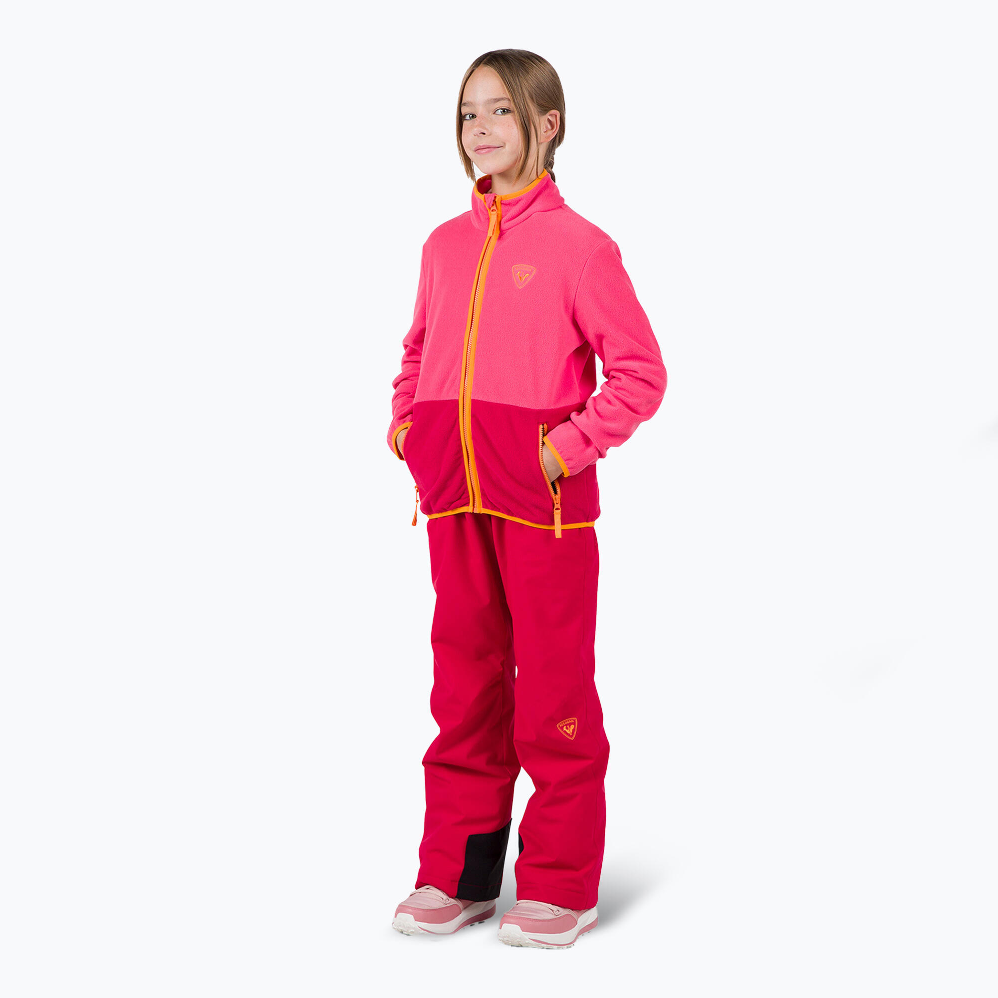 Felpa da bambino di Rossignol Jr Strawpile Fleece Fz 2/5