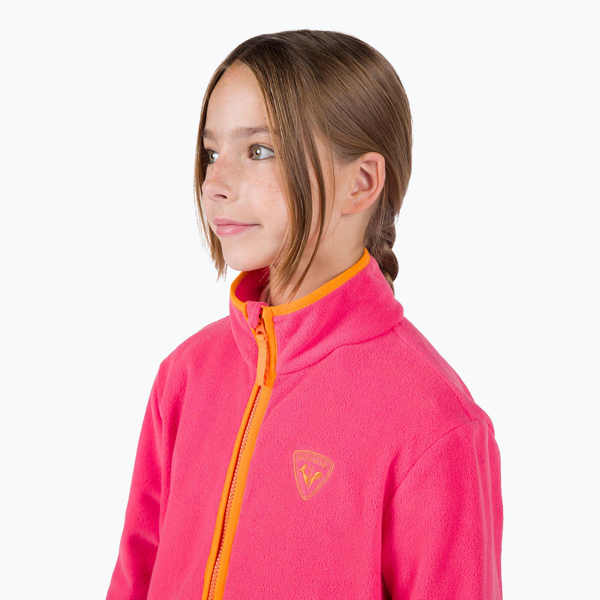 Felpa da bambino di Rossignol Jr Strawpile Fleece Fz 4/5
