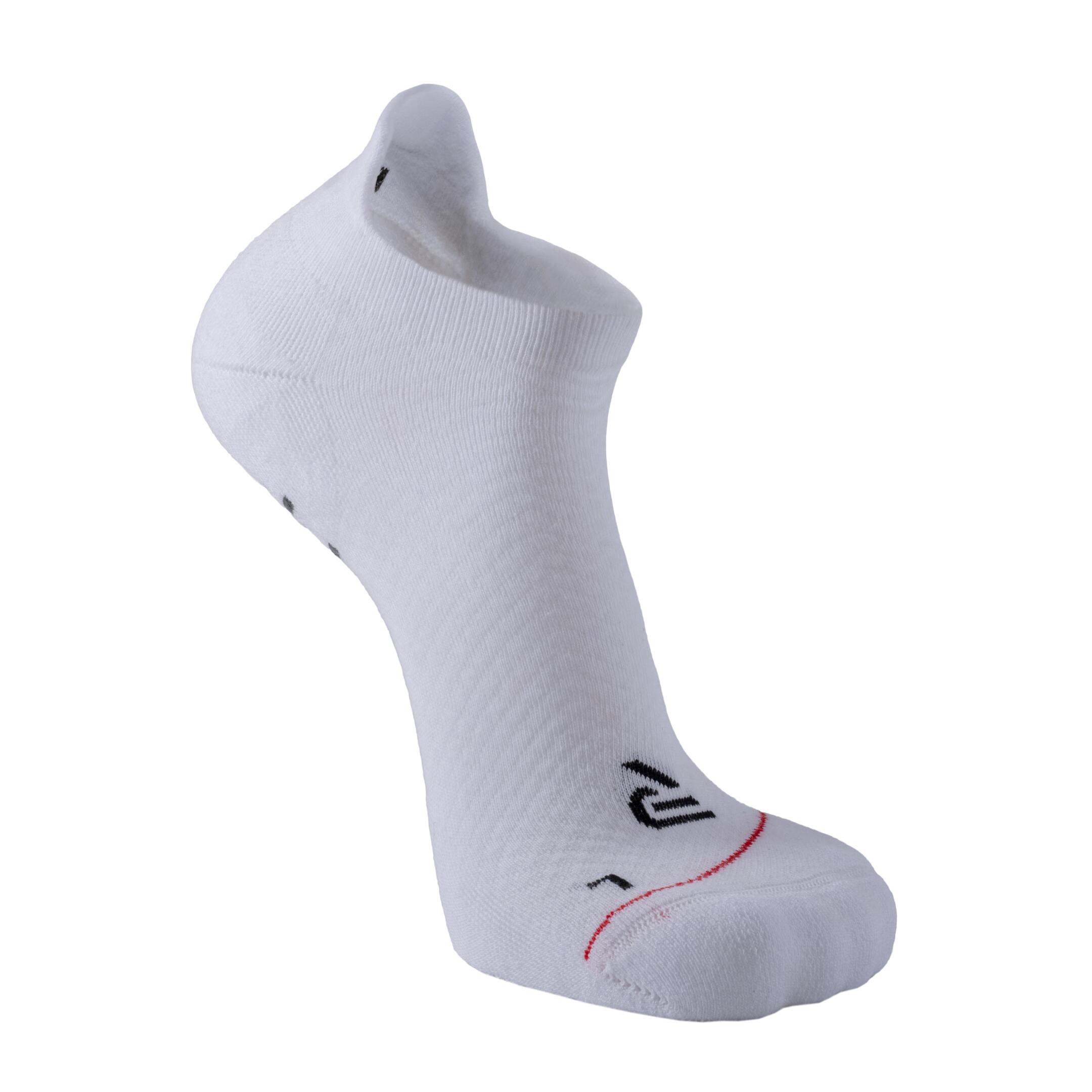 RØFF SOCKS Gripsokken - WIT - 2-pack - Naadloos - Enkelsok - Biologisch Katoen
