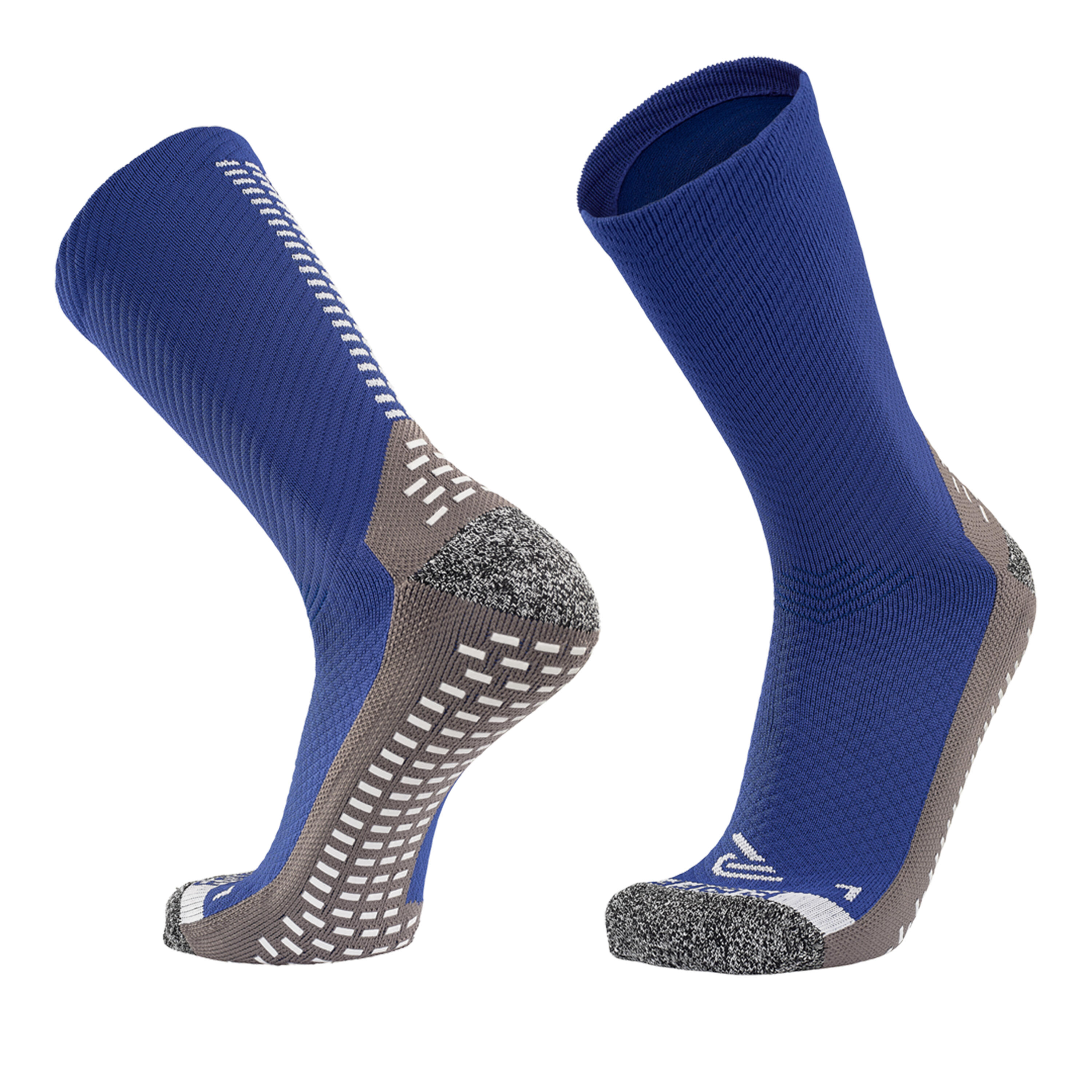 Røff Socks - Chaussettes Grip Bleu - Sans Coutures - Compression - Ergonomique - Chaussettes - Bleu - 43/46 - Decathlon