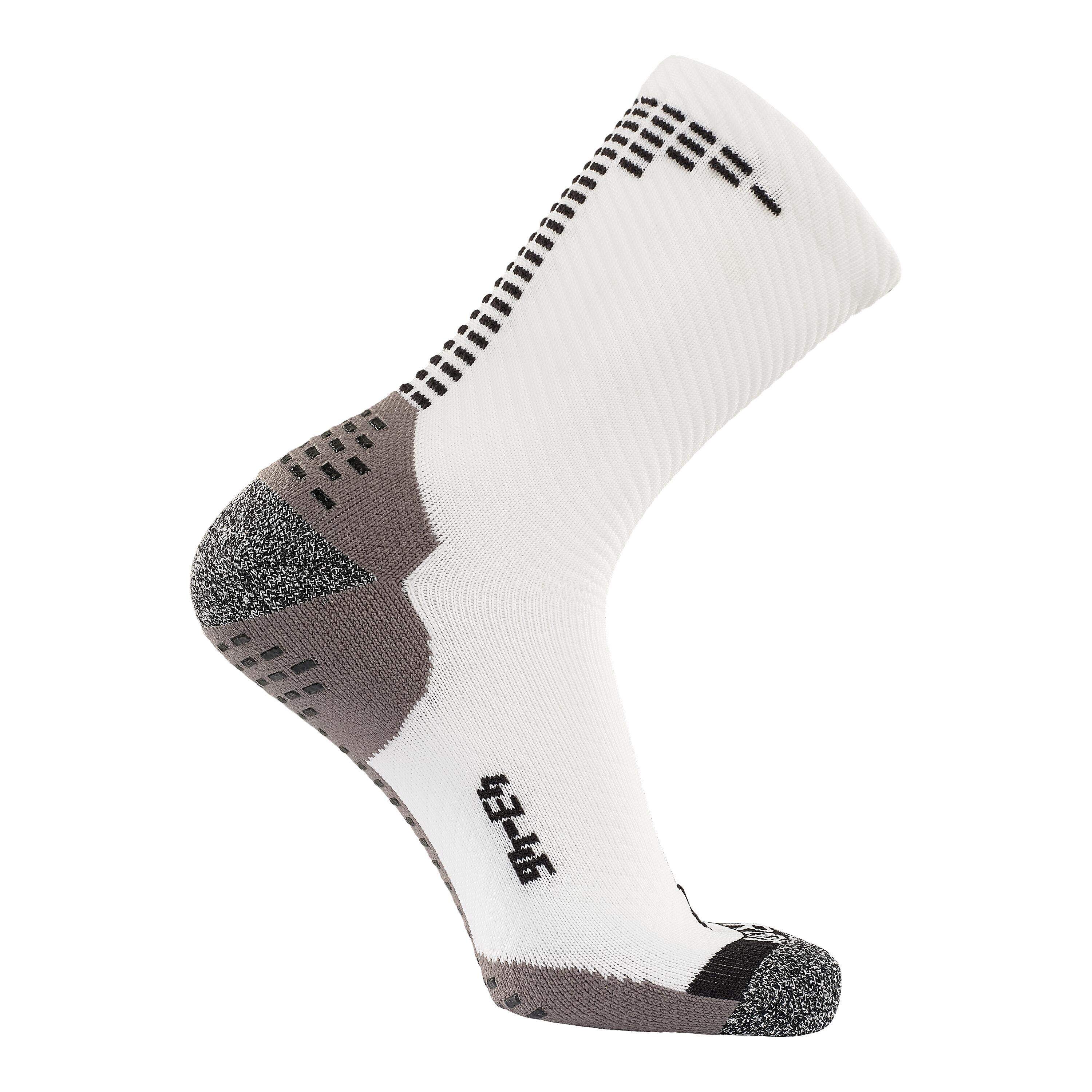 Calzini antiscivolo BIANCO - Senza cuciture - A compressione - Ergonomici 3/8