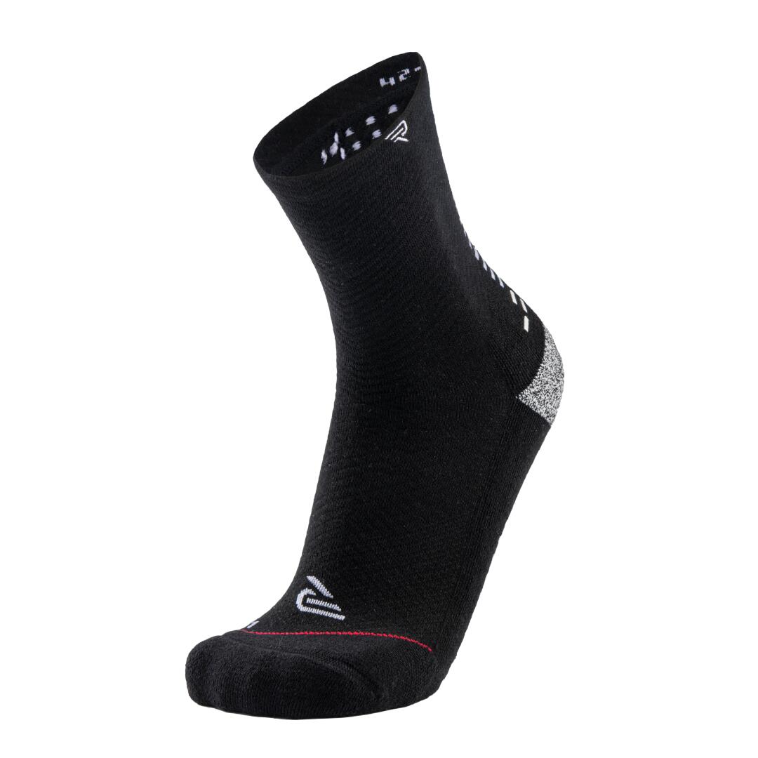 6 Paia Calzini Uomo Donna In Puro Cotone 80% – Mezza Altezza Senza Cuciture, Bianco E Nero, Traspiranti Per Uso Quotidiano E Sport