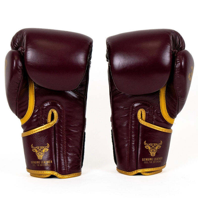 Manusi Box Knockout Pro3 Luxury 14 OZ / Verde/Auriu