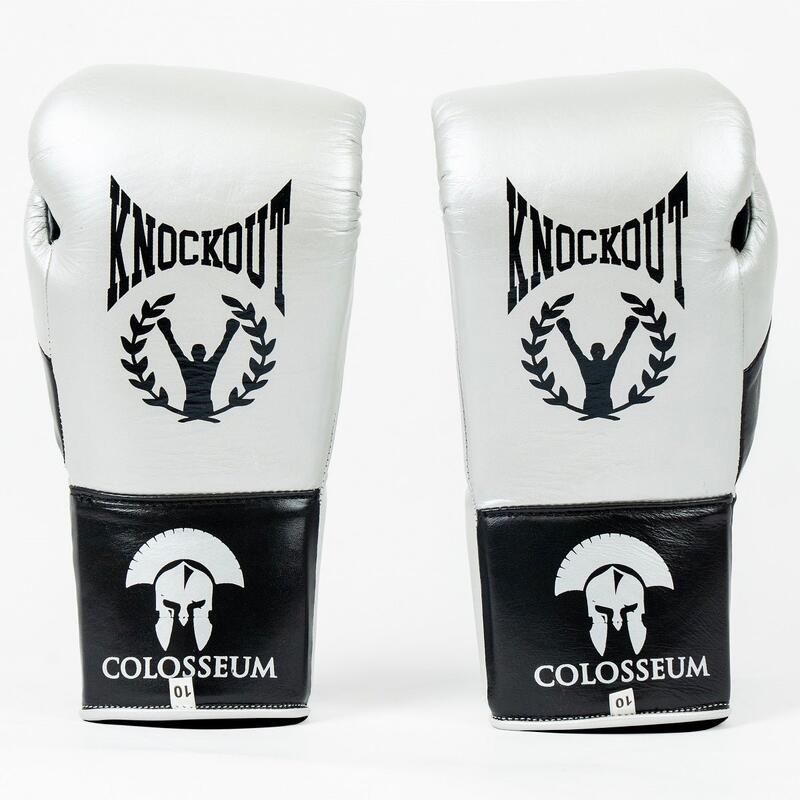 Manusi Box Knockout Competition - Editie Colosseum 8OZ / Argintiu/Negru