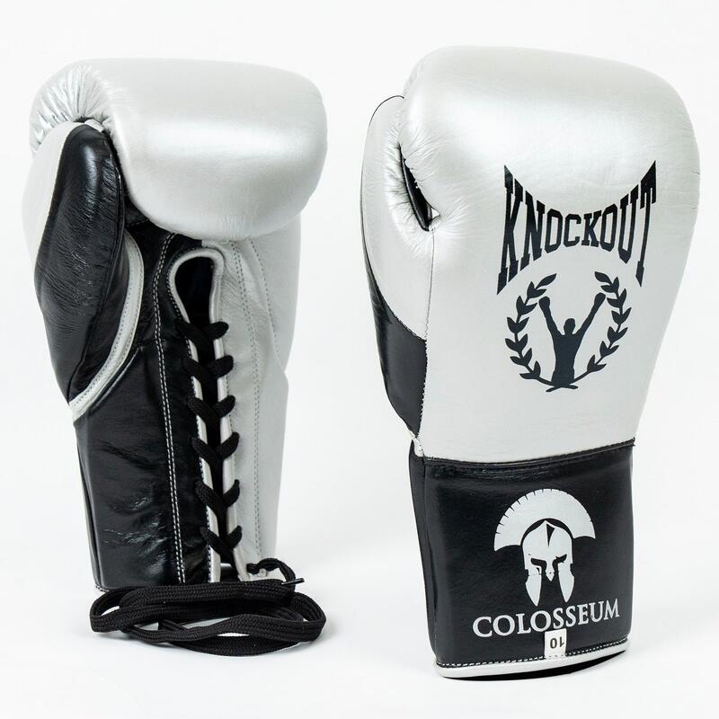 Manusi Box Knockout Competition - Editie Colosseum 10OZ / Argintiu/Negru