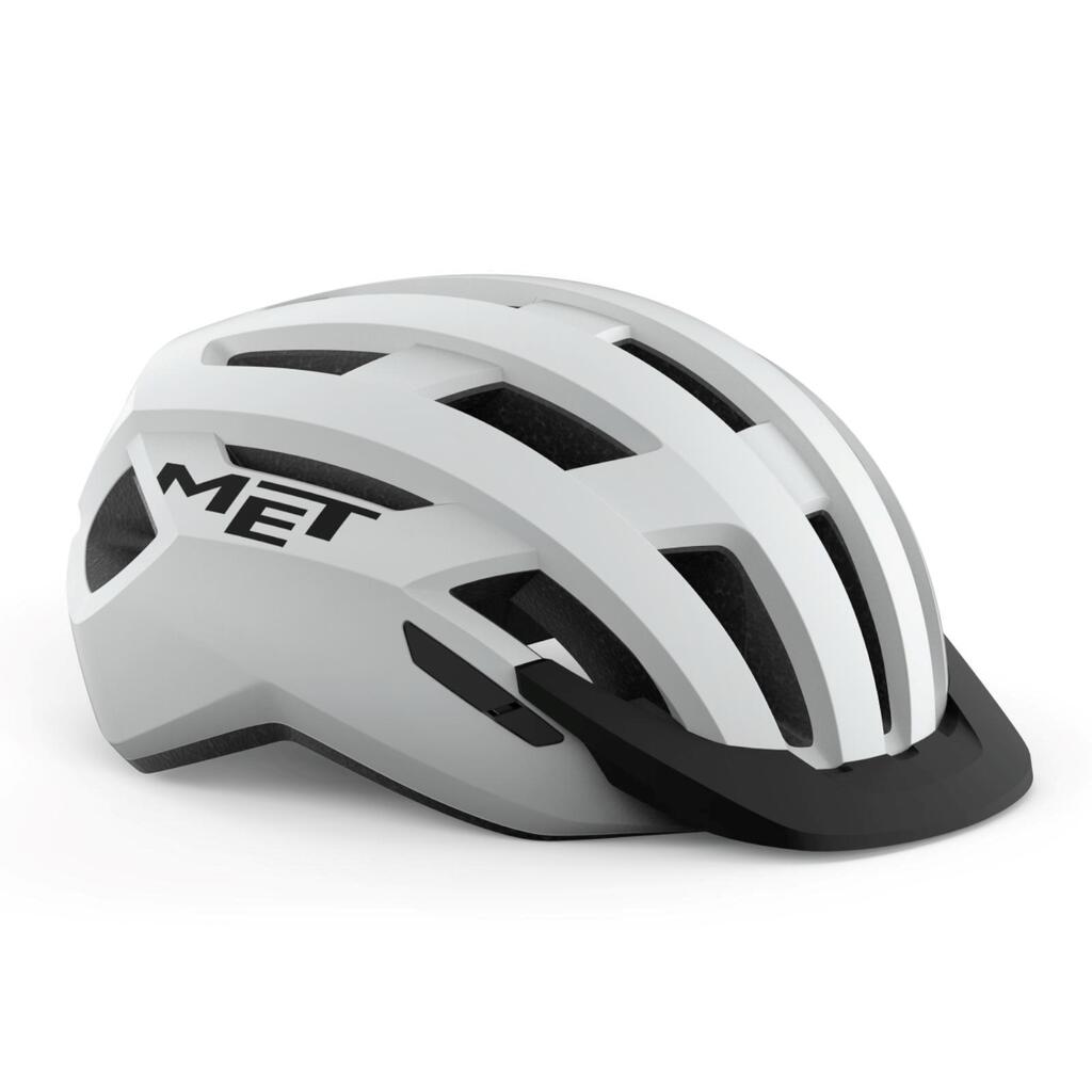 MET Allroad Helmet with Removable Visor - Matt White