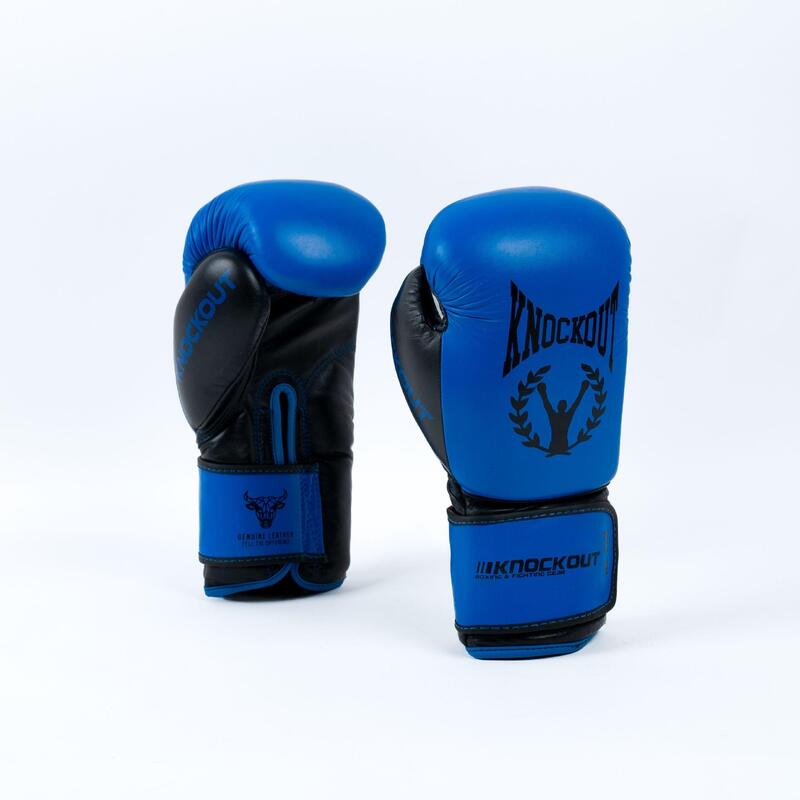 Manusi Box Knockout Basic 14OZ / Albastru/Negru