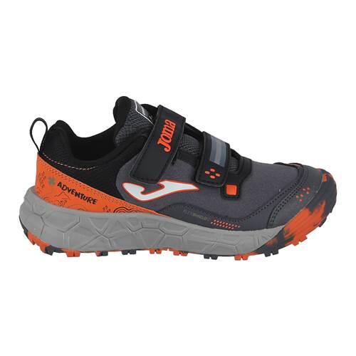SAPATOS TRAIL CRIANÇA JOMA ADVENTURE JR 2422. Preto-vermelho 3/5