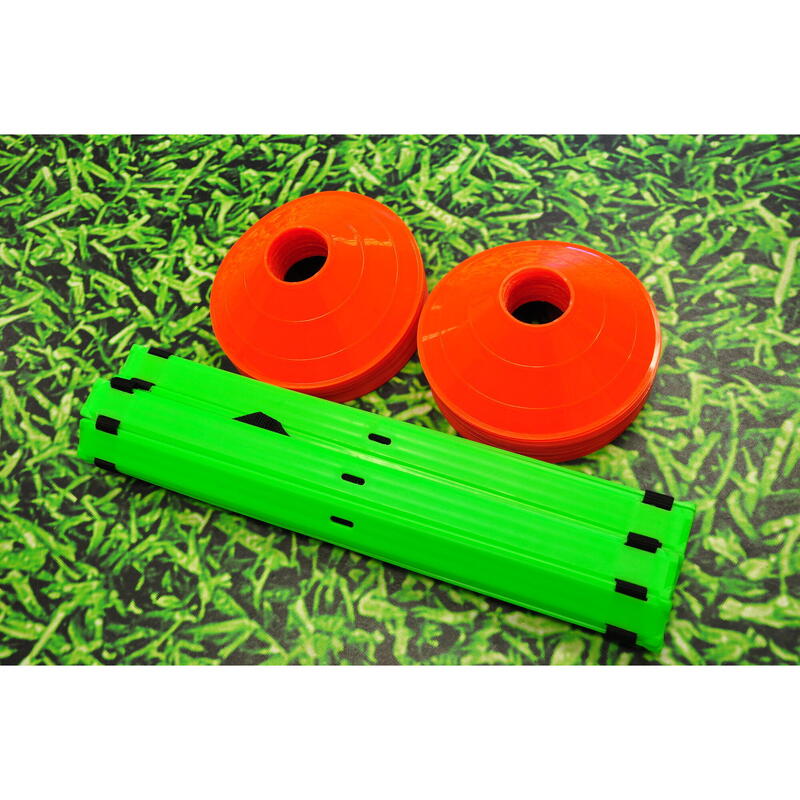 Kit agilité : échelle 4 mètres + 50 cônes