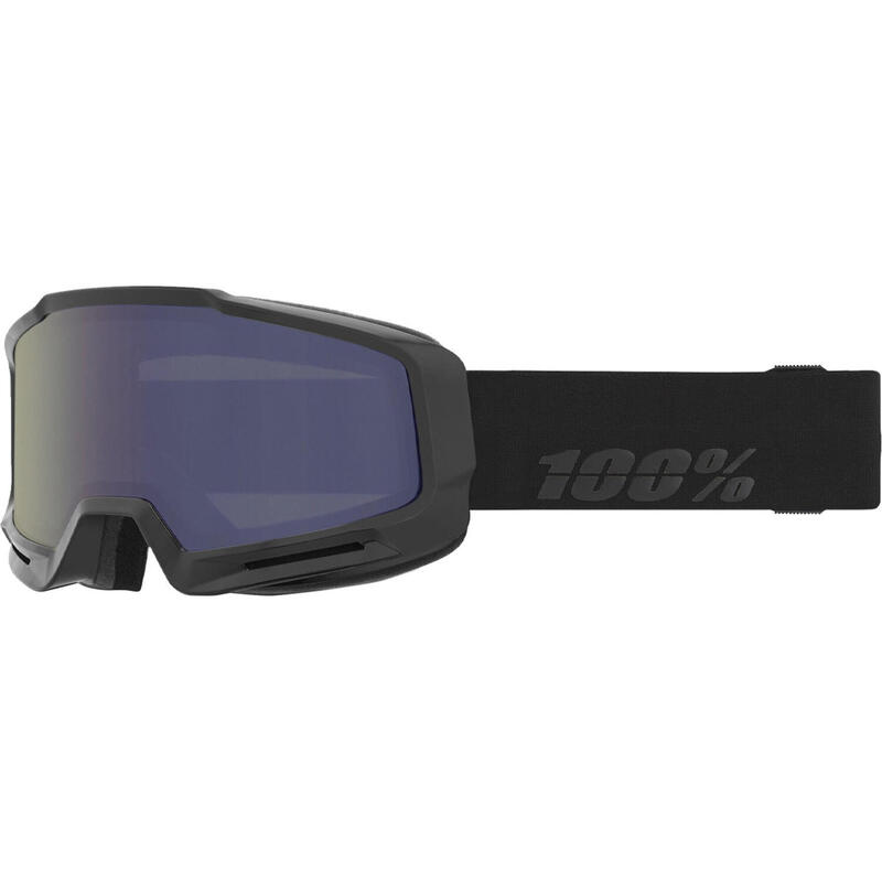 Goggles Okan matte black-White Mirror