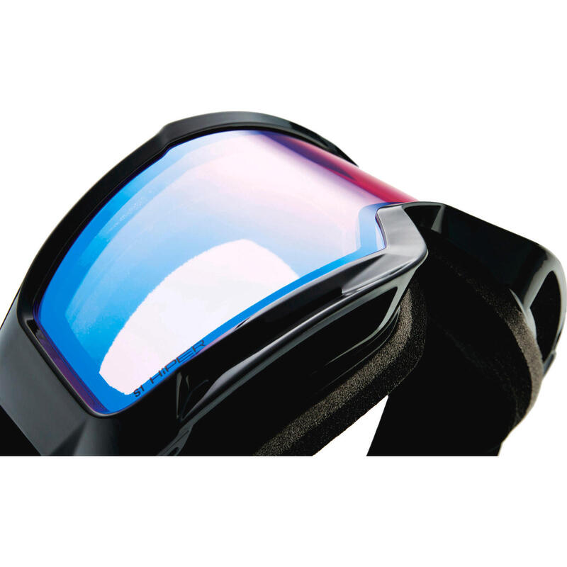 Okan Hiper Goggle Black/Turquoise - Mirror Turquoise Lens