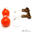 Balles comet poi - Mister Babache - Complet Orange