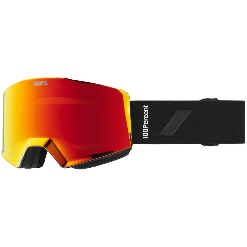 NORG HiPER Goggle Black/Red - Mirror Red Lens