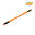 Baton du diable -Play juggling- g6  orange uv