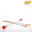 Kit baton du diable flowerstick power + baguettes-Play juggling- blanc orange