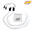 Poi soft foulards (bolas)-Play juggling- blanc