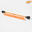 Kit baton du diable flowerstick tulip silicone + baguettes Play juggling orange