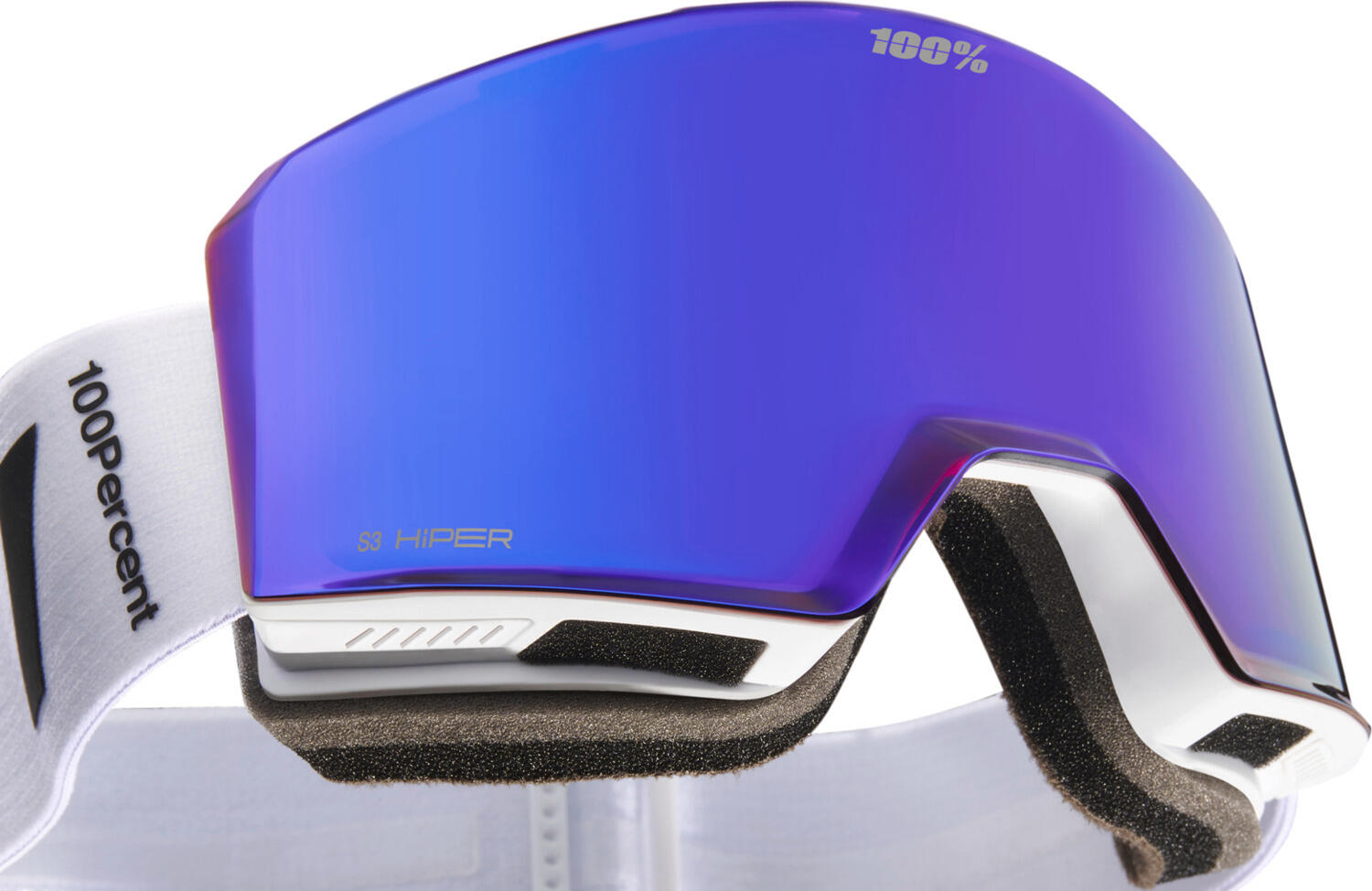 Norg Hiper Goggle White -Mirror Violet 4/4