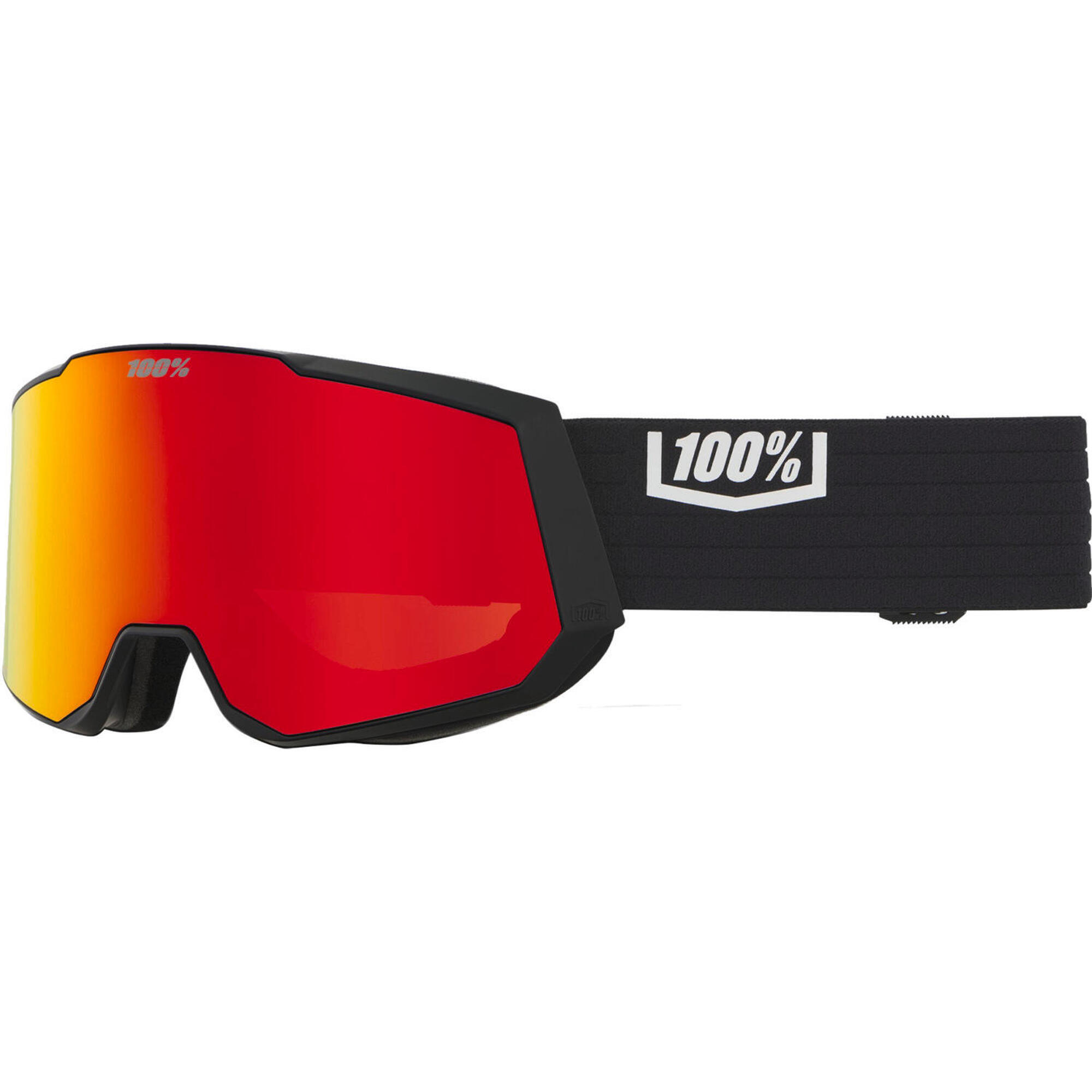 100% - Masque Ski 100% Snowcraft Xl Hiper - Black/red Ecran Mirror Red - Masque De Ski - Noir - No Size - Decathlon