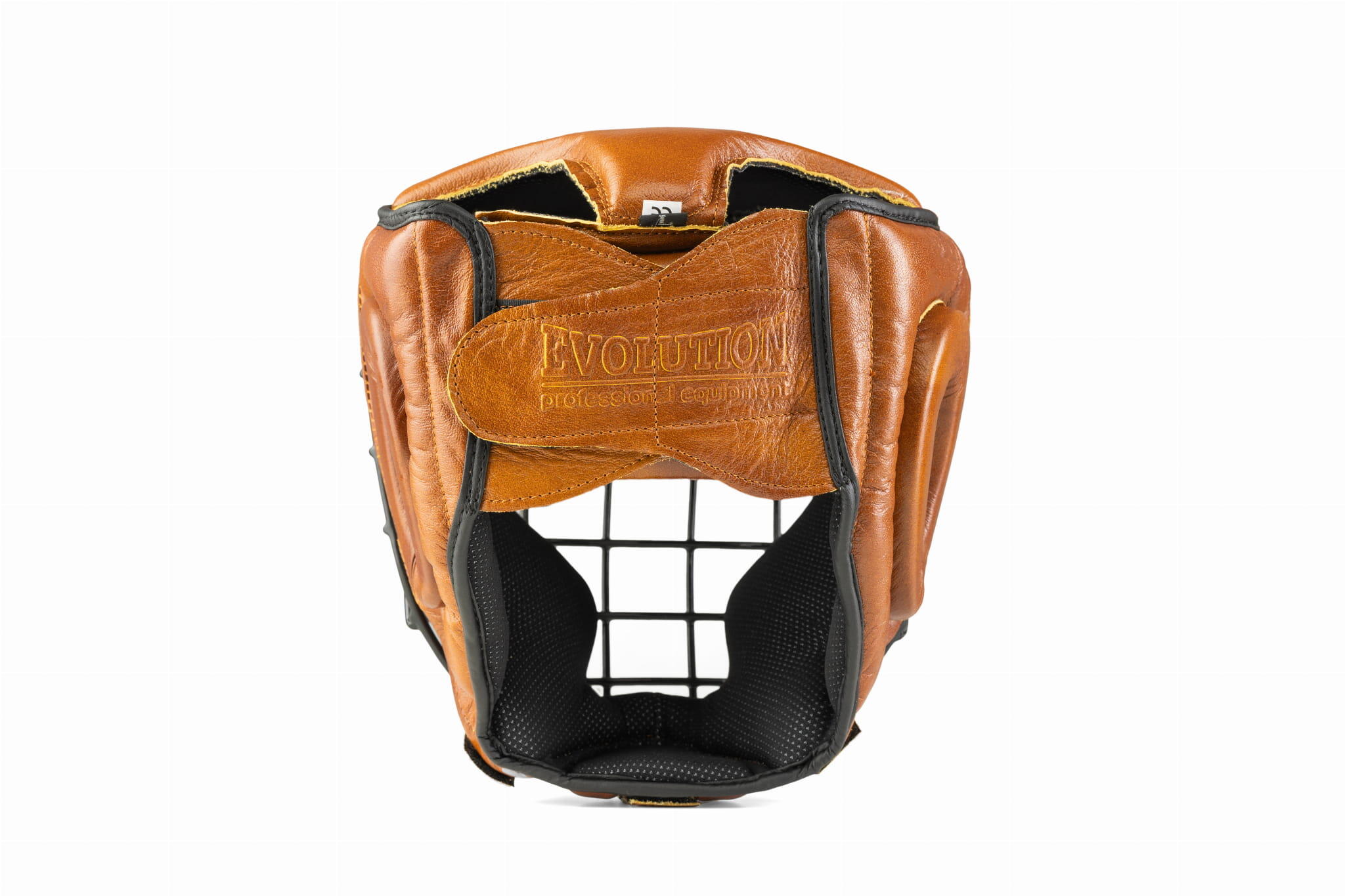 Kask bokserski treningowy ze skóry naturalnej Retro 2/7