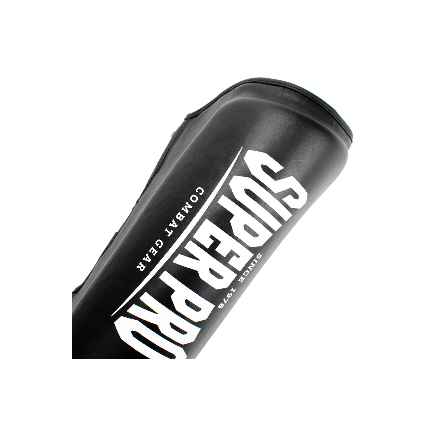 Protège-tibias de kick-boxing - Protector - Noir/Blanc 2/4