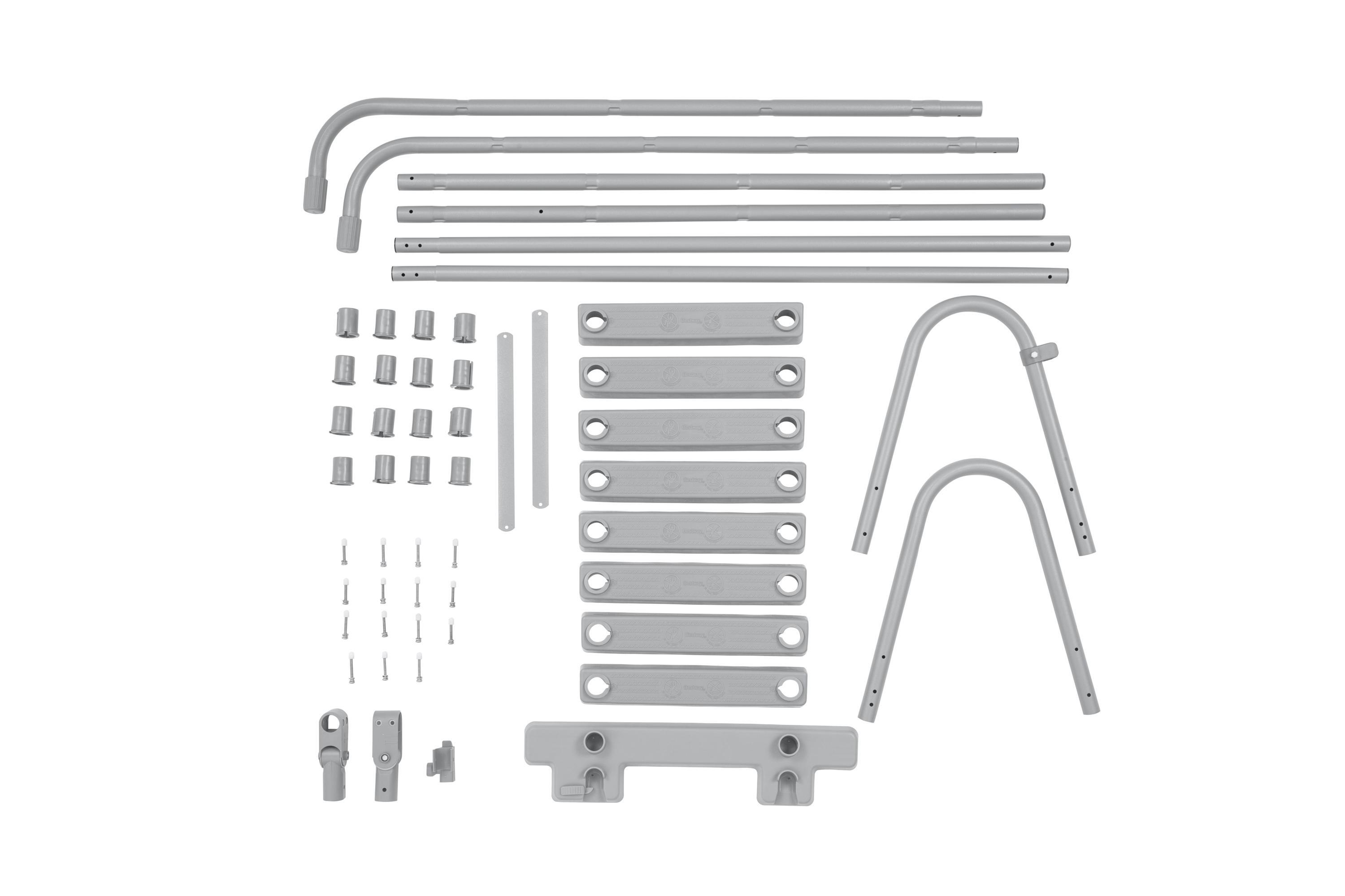 Escalera de Seguridad Bestway Flowclear 76x119x163 cm para Piscinas Desmontables 5/7