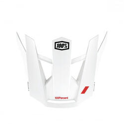 Visière de remplacement AIRCRAFT 2 Rouge/blanc