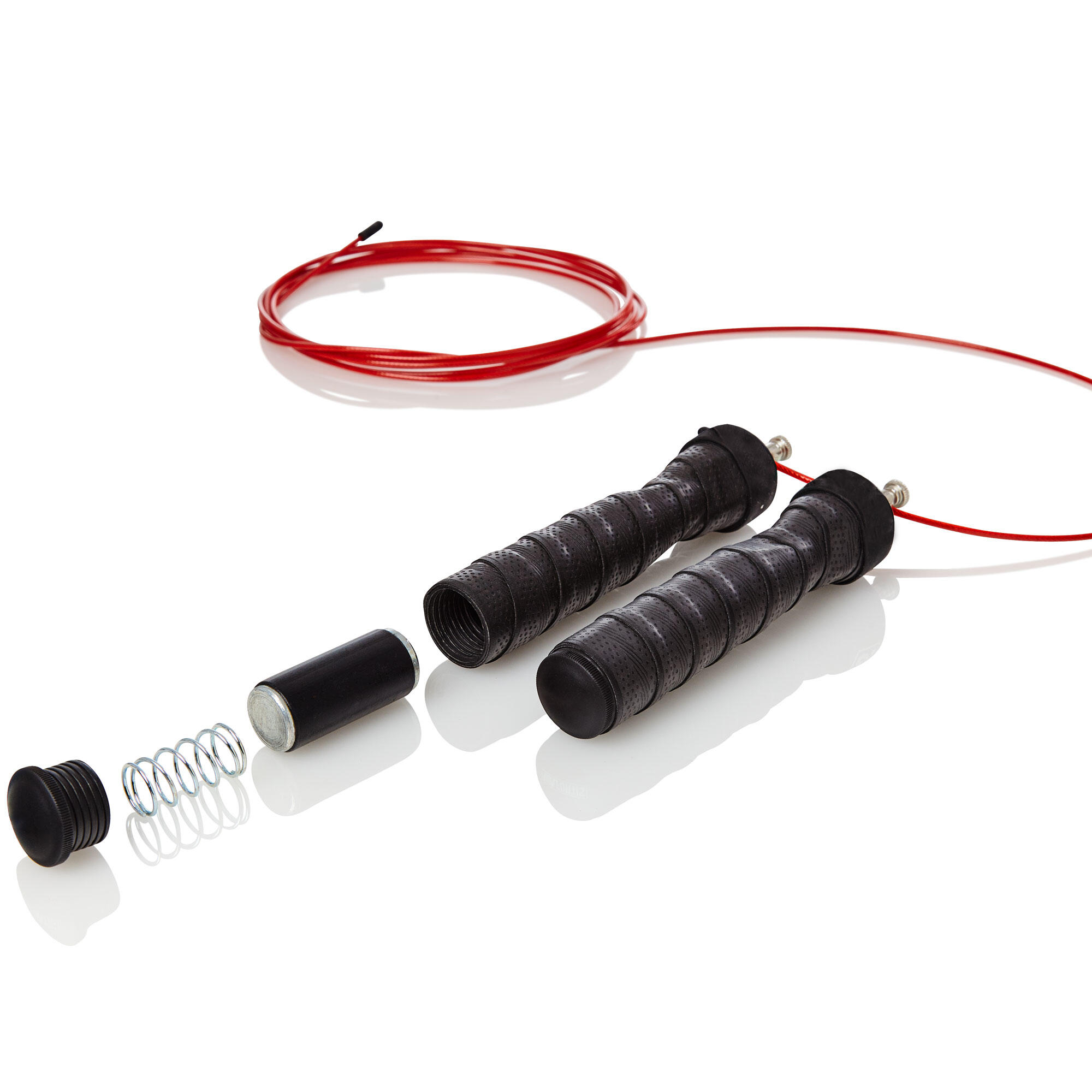 Corda Per Saltelli Regolabile – Boxe, Allenamento Cardio E Fitness (Nera, 10 Ft)