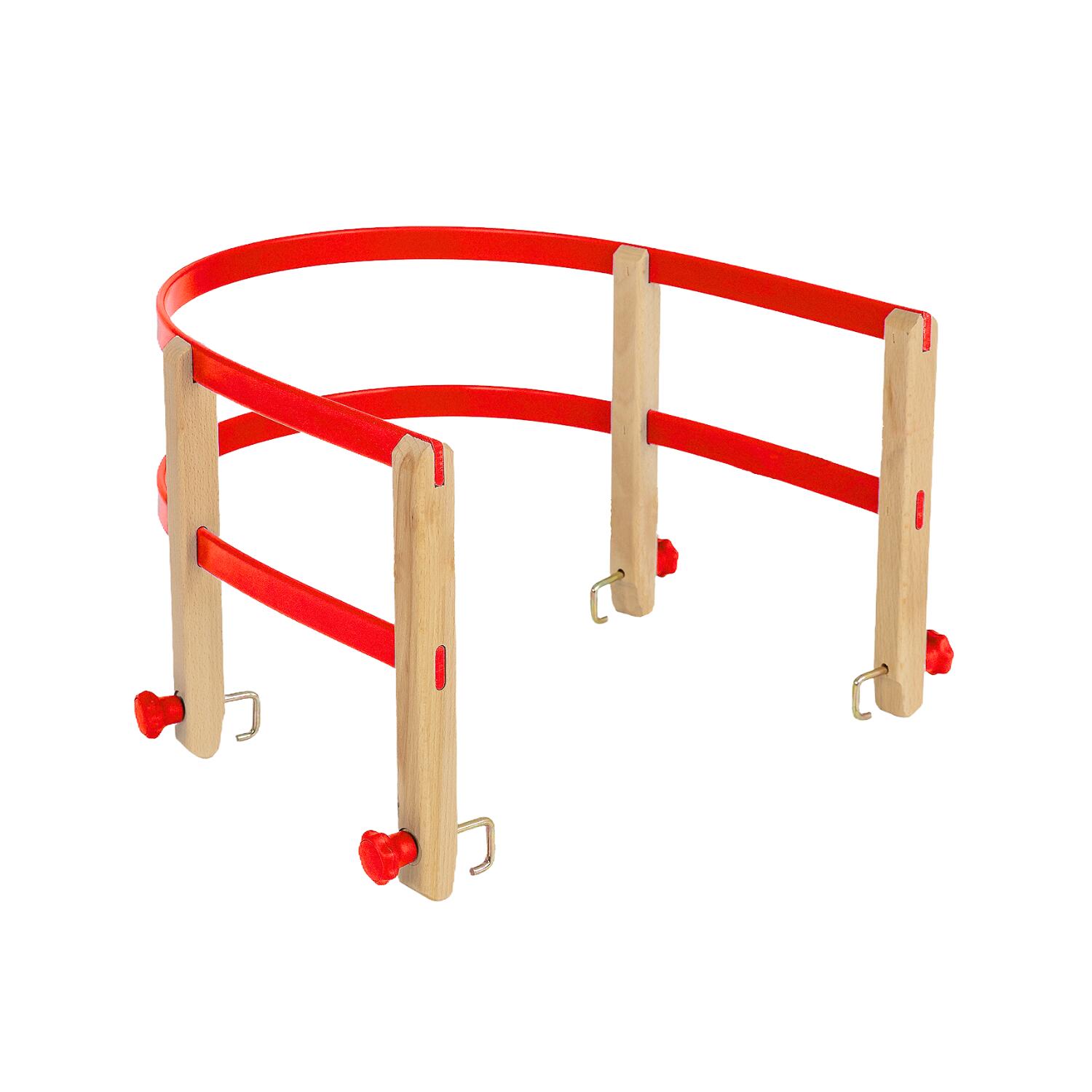 DREWMAX Rückenlehne Holzschlitten für Kinder Drewmax AD303