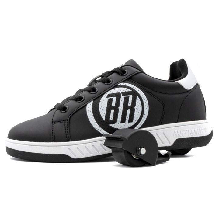 BREEZY ROLLERS Chaussure à roulettes Classic Noir/Blanc 5/7