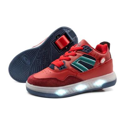 Breezy Rosso Light Beam Scarpe Con Rotelle - Rosso - 35