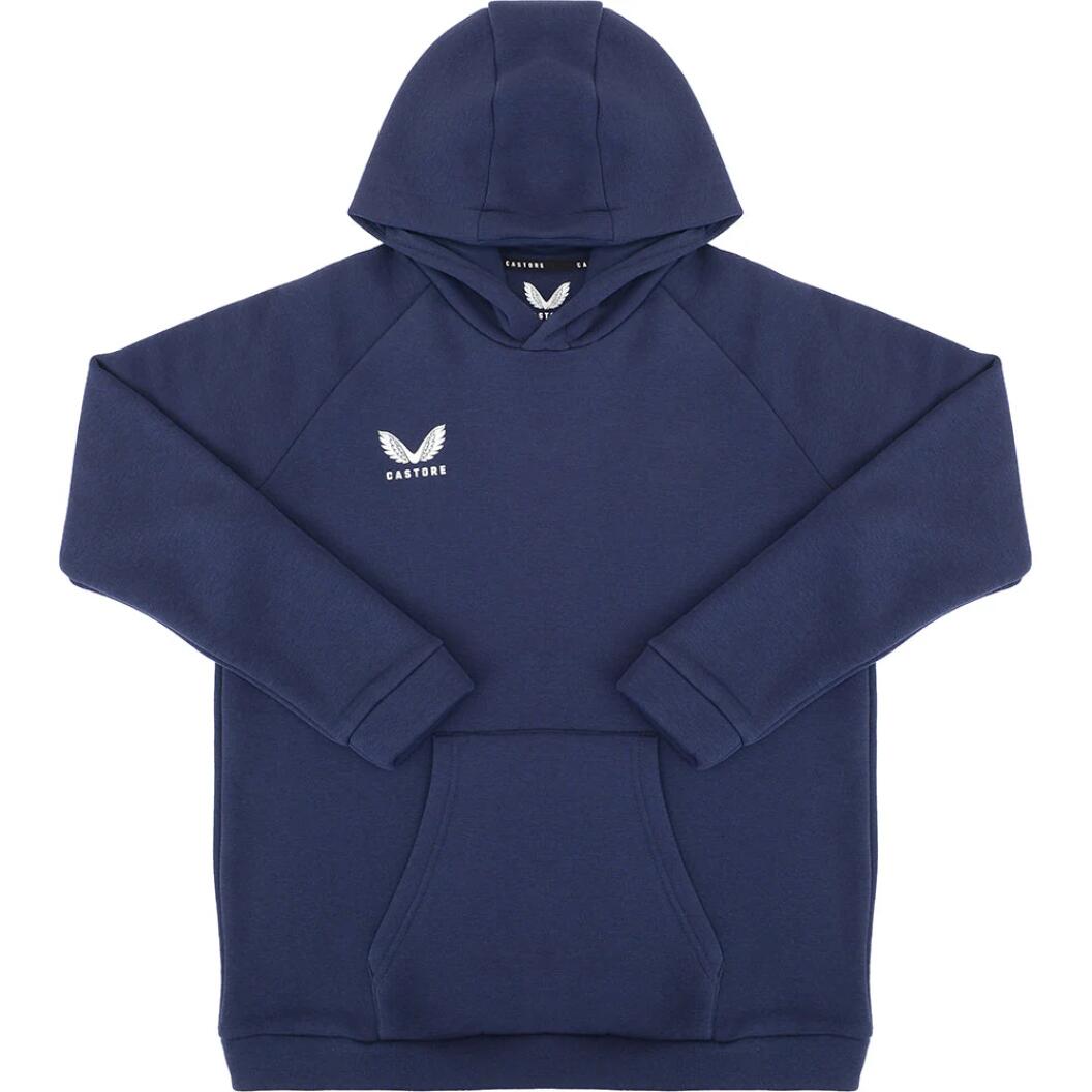 Castore Kid's Training Hoodie Brush Back Overhead Long Sleeve Pullover 2/3