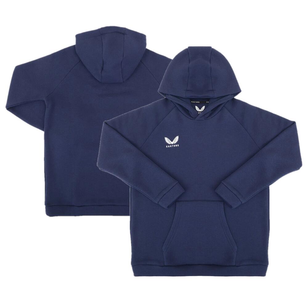CASTORE Castore Kid's Training Hoodie Brush Back Overhead Long Sleeve Pullover