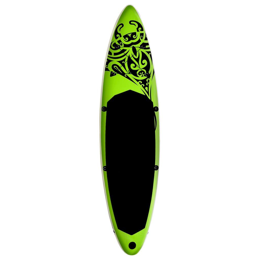 VidaXL tabla SUP inflable 366 x 76 x 15 cm verde 3/7
