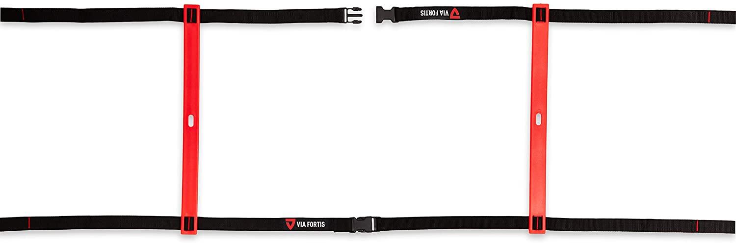 Scala da allenamento Premium 2 x 3 m - scala con ancoraggio a terra e borsa 2/6