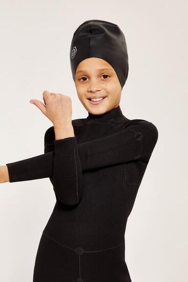 Soul Cap Kids Voluminous Badekappe - Premium-Silikon - Burgunder