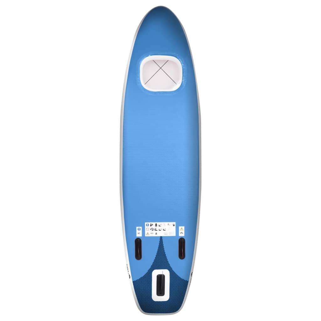 Set de tabla de paddle surf hinchable azul marino 330x76x10 cm 4/7