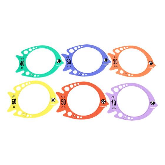 SOFTEE 3 JUEGOS DE SET 6 PECES BUCEO