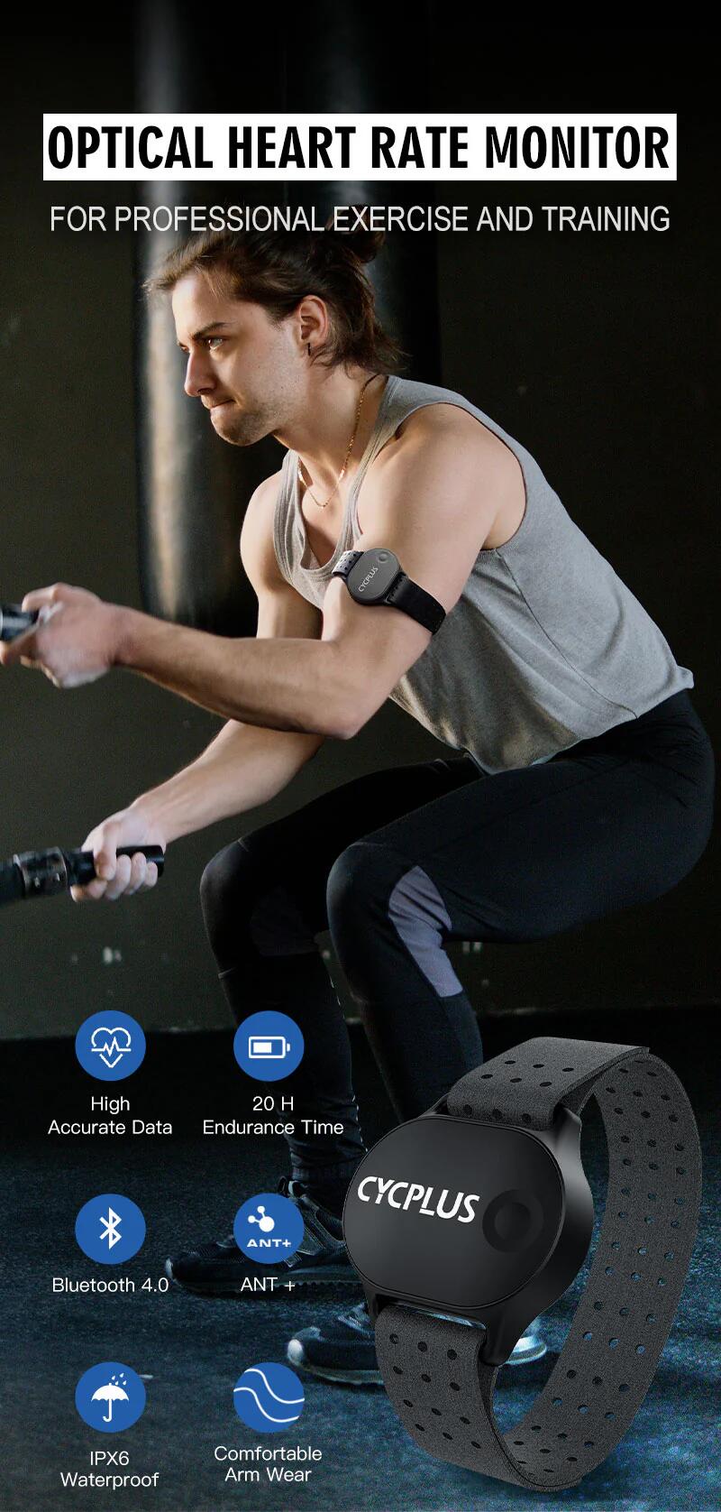 Sensore di frequenza cardiaca H1 Sensore di pulsazioni Bracciale Monitor fitness 2/7