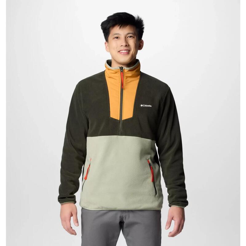 Pulover polar Sequoia Grove Half Zip Fleece - verde barbati