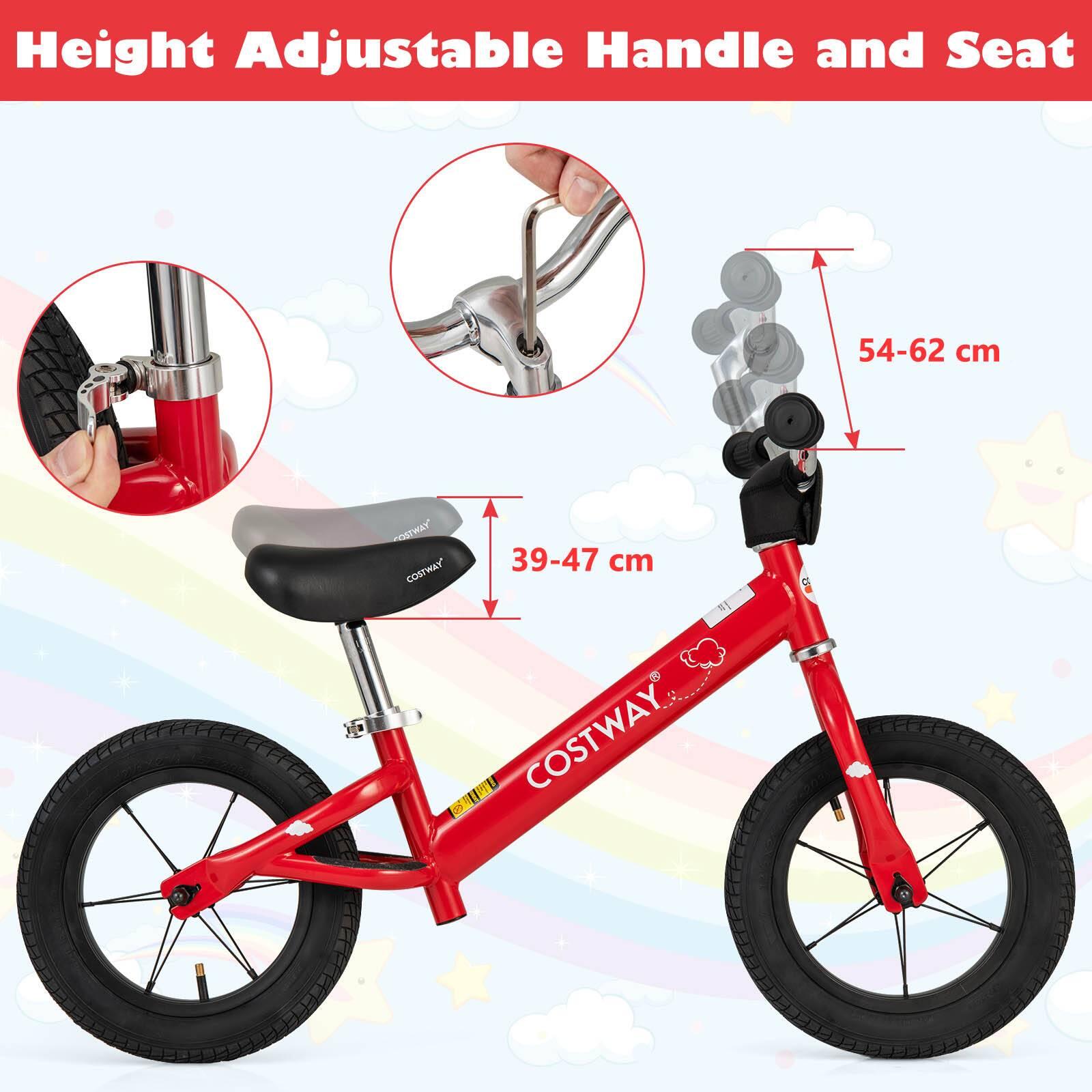 30 cm Toddler Balance Bike with Height Adjustable Handlebar and