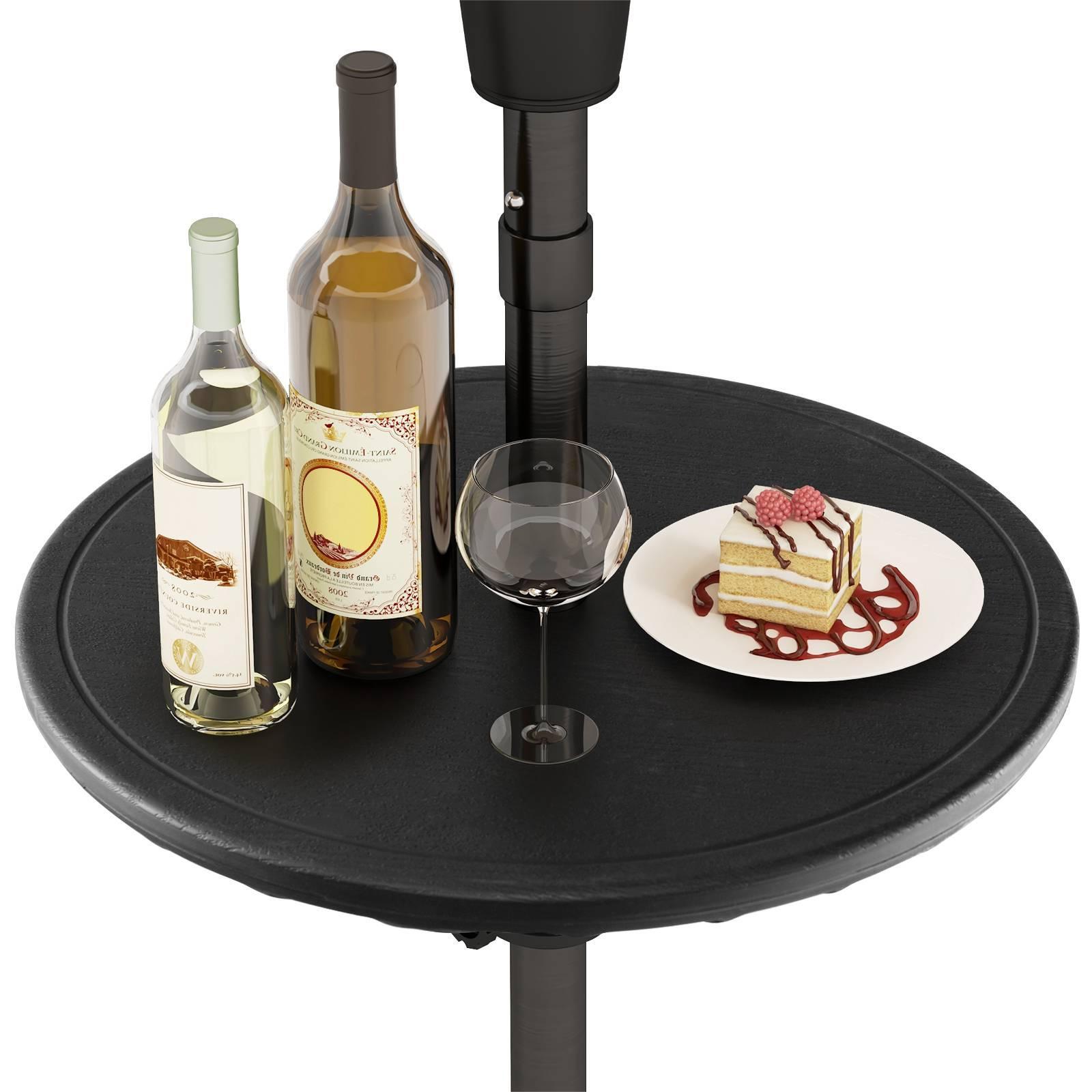50CM Outdoor Adjustable Umbrella Table with 38 mm Umbrella Hole for Outdoor Use