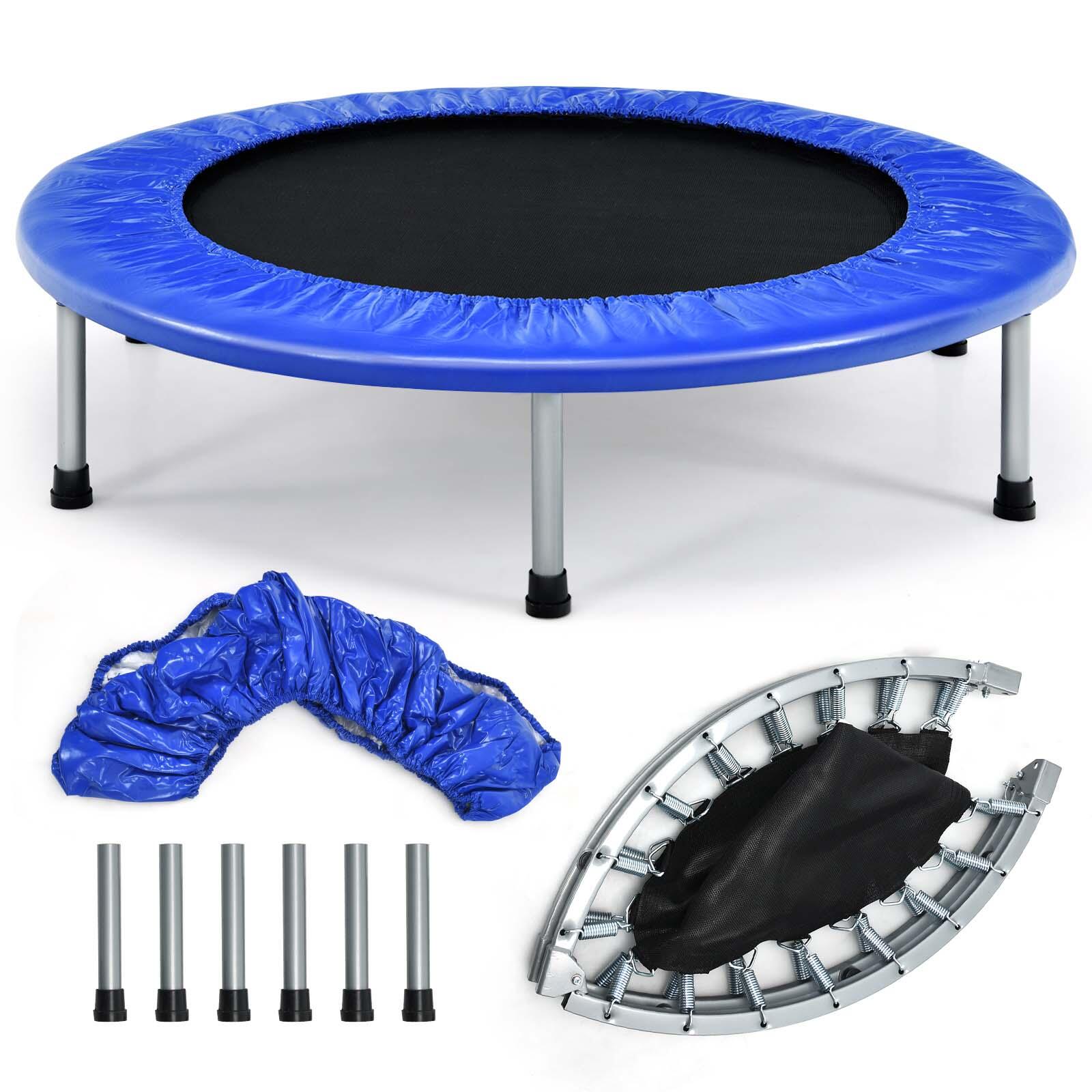 Mini Folding Kids Trampoline Portable Recreational Rebounder